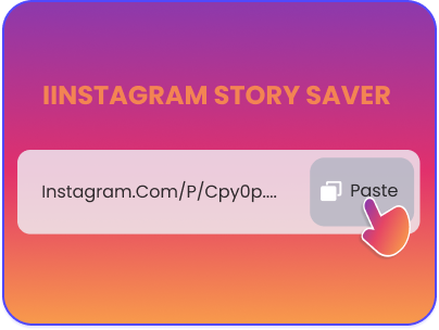Paste Link in Instagram story saver